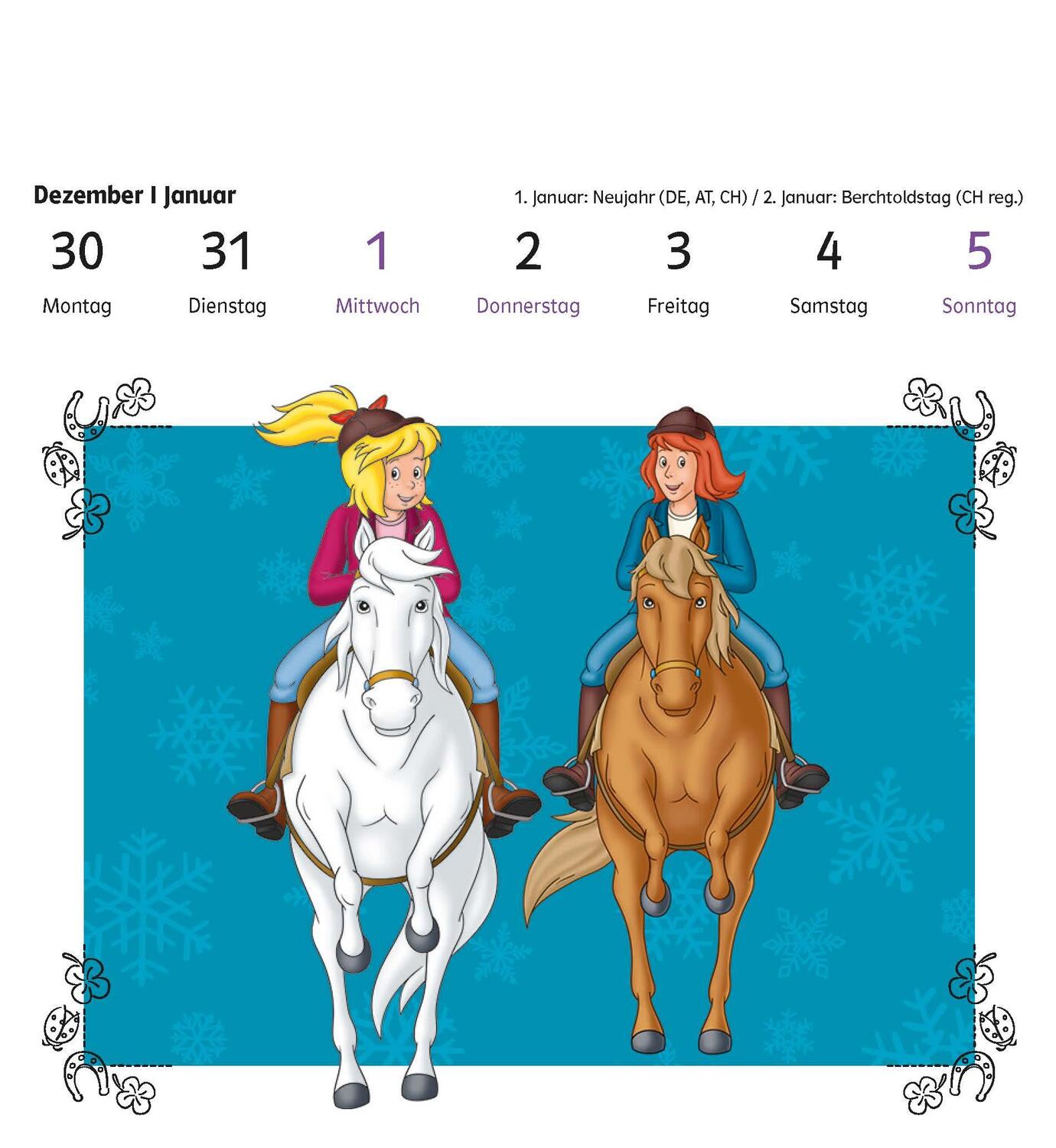 Bild: 9783129497654 | Bibi &amp; Tina: Pferde-Kalender 2025 | Kalender | Bibi &amp; Tina | 54 S.