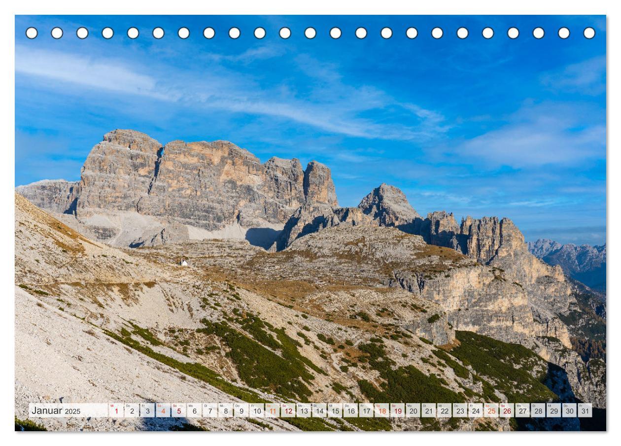 Bild: 9783383996672 | Bergwanderung Dolomiten rund um die Drei Zinnen (Tischkalender 2025...