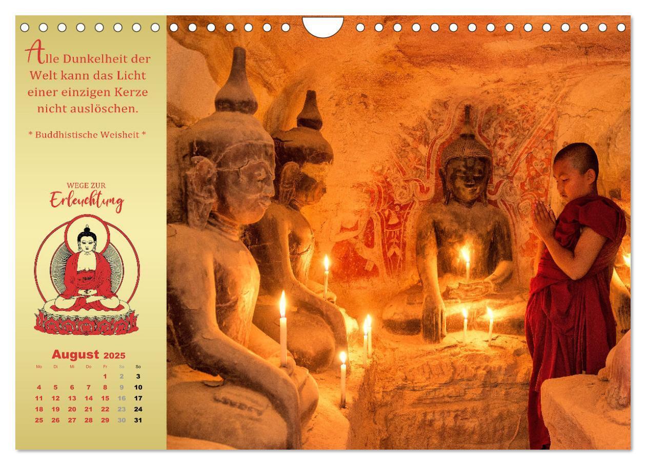 Bild: 9783383868450 | Buddhistische Weisheiten - Wege zur Erleuchtung (Wandkalender 2025...