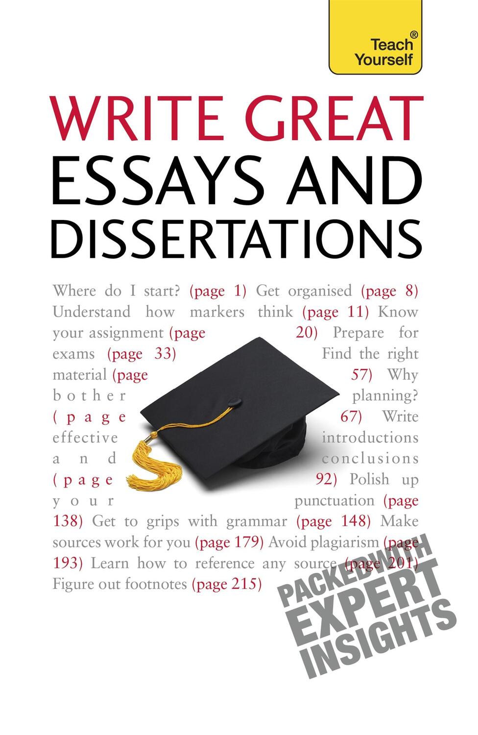 Cover: 9781444105087 | Write Great Essays and Dissertations: Teach Yourself | Hazel Hutchison
