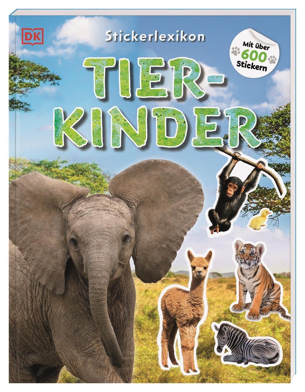 Cover: 9783831041367 | Sticker-Lexikon. Tierkinder | Taschenbuch | Mein Sticker-Lexikon