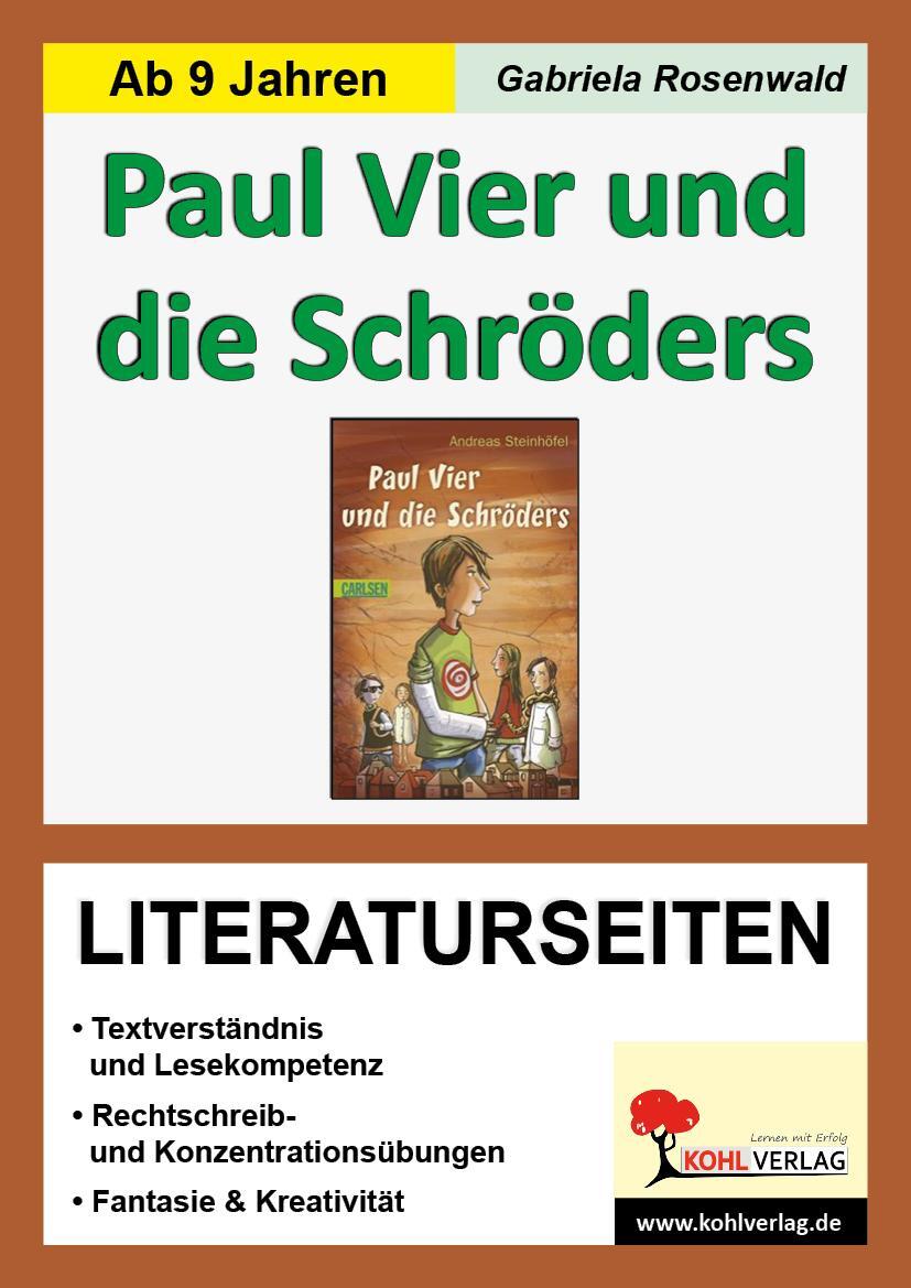 Cover: 9783866321090 | Literaturseiten zu 'Paul Vier und die Schröders' | Broschüre | Deutsch