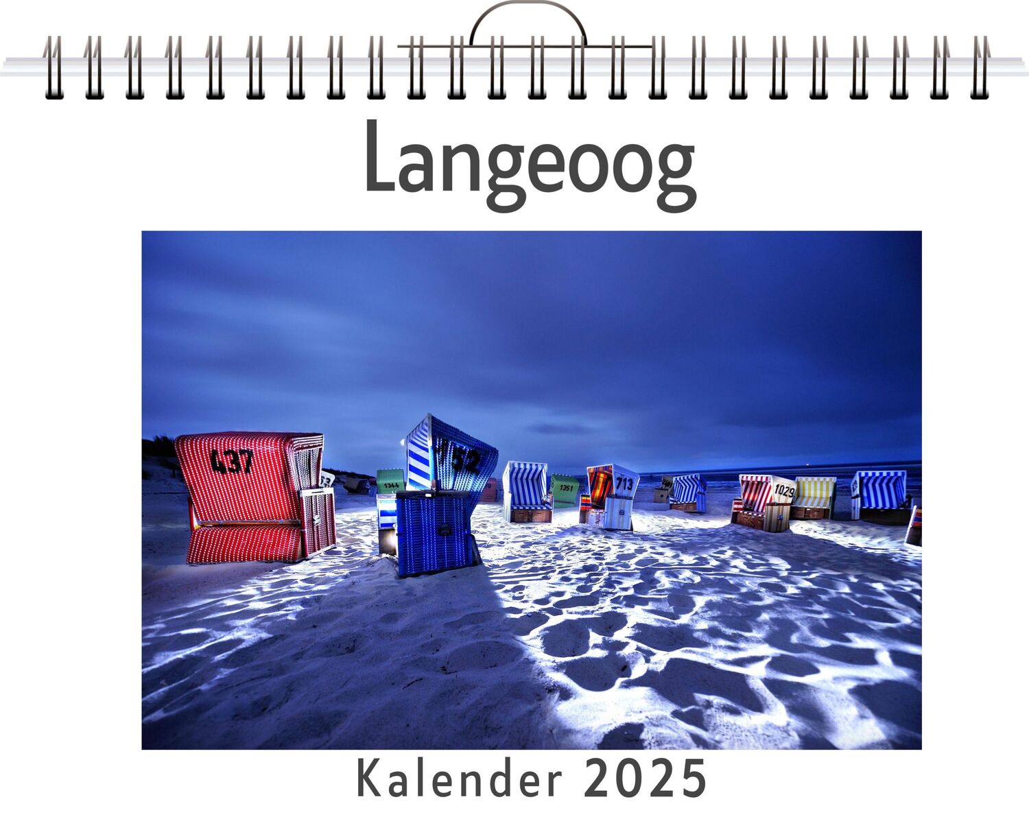 Cover: 9783759126870 | Langeoog | Julian Huber | Kalender | Kalender | 14 S. | Deutsch