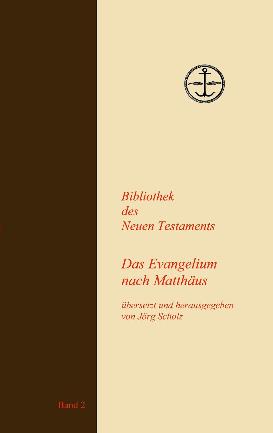 Cover: 9783756219414 | Das Evangelium nach Matthäus | Jörg Scholz | Taschenbuch | Paperback