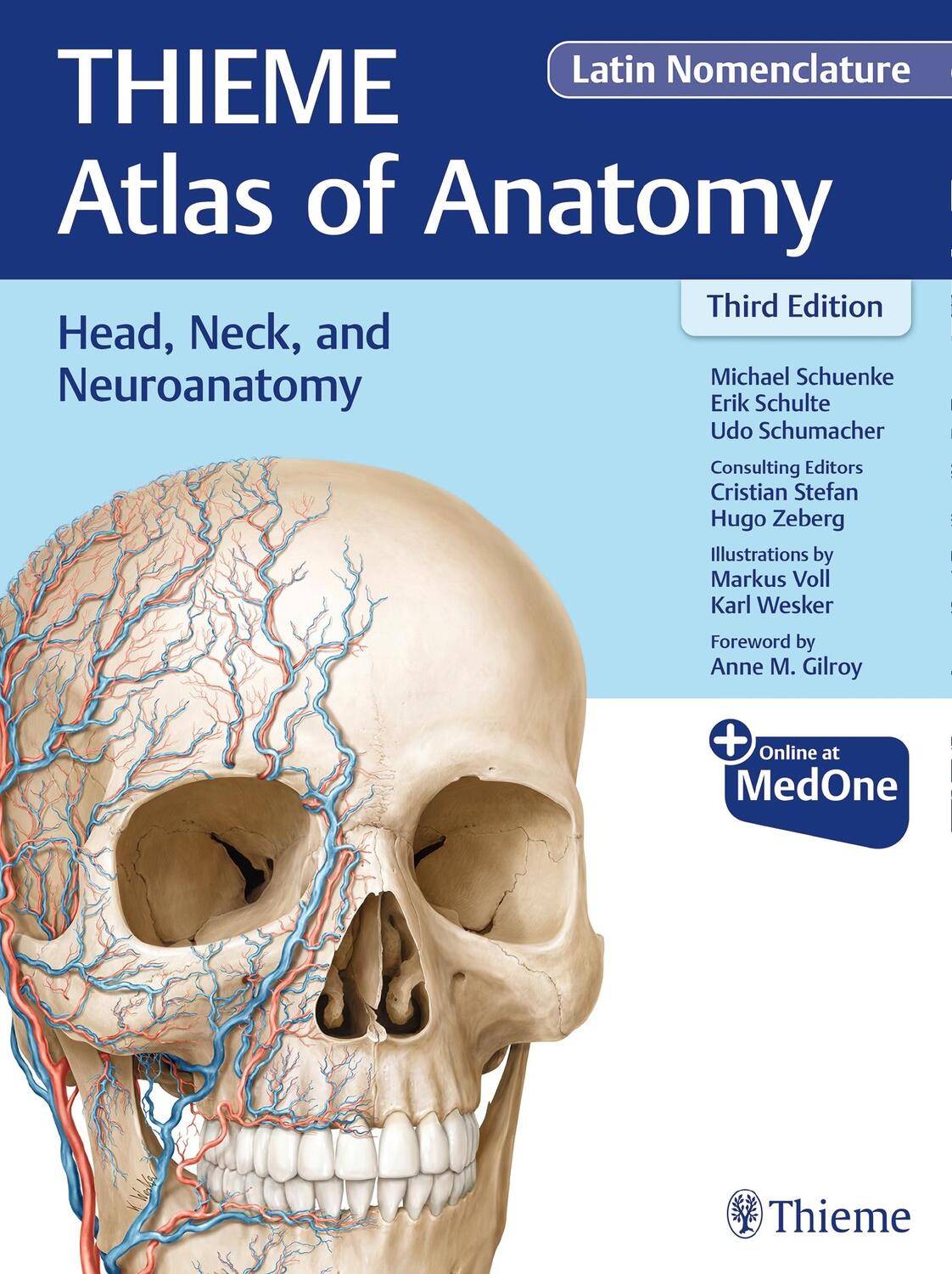 Cover: 9781684200863 | Head, Neck, and Neuroanatomy (THIEME Atlas of Anatomy), Latin...