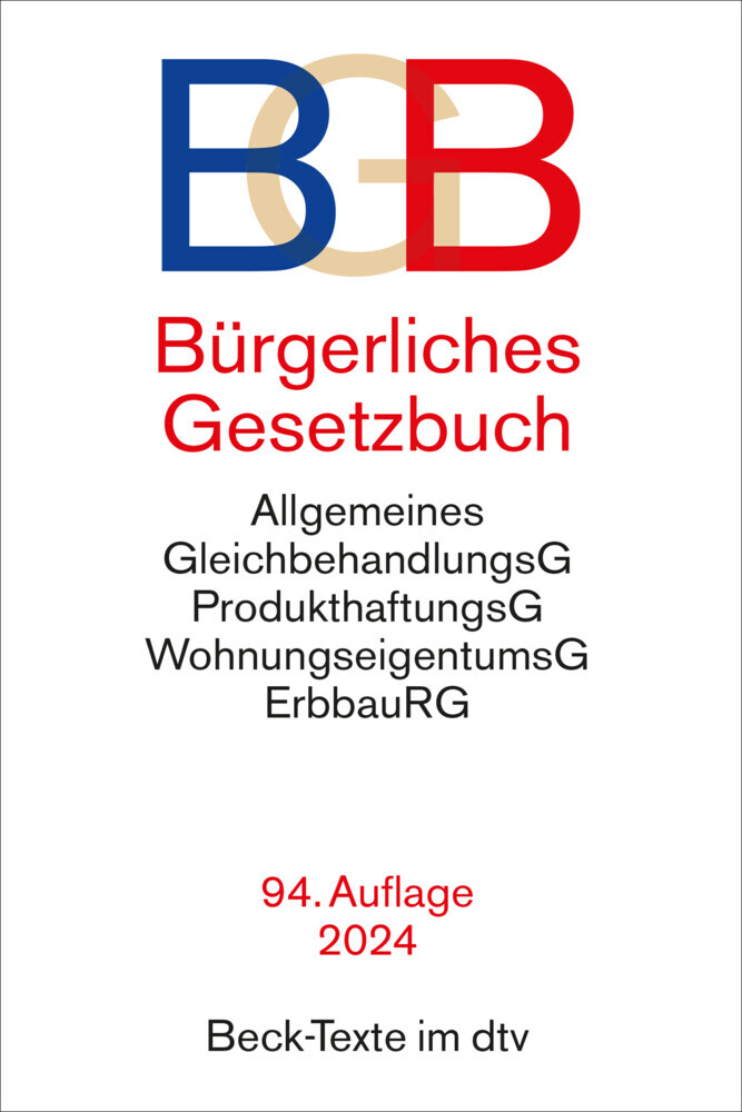 Cover: 9783423532617 | Bürgerliches Gesetzbuch BGB | Taschenbuch | 935 S. | Deutsch | 2024