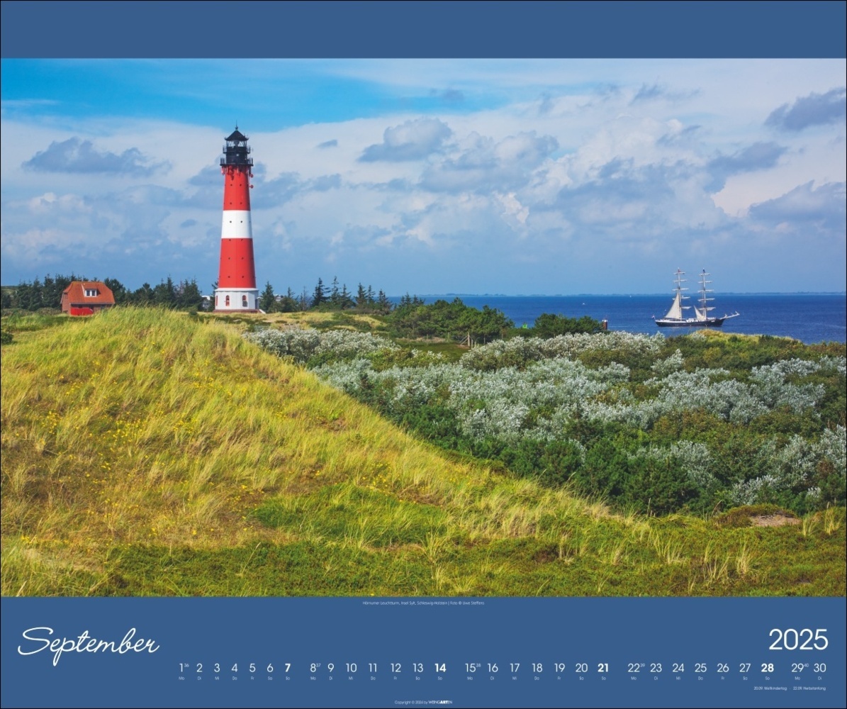 Bild: 9783839900673 | Nordsee Kalender 2025 | Uwe Steffens | Kalender | Spiralbindung | 2025