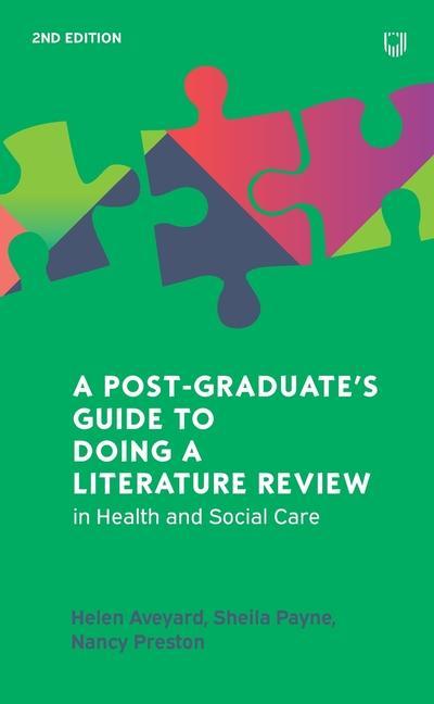 Cover: 9780335249916 | A Post-Graduate's Guide to Doing a Literature Review | Helen Aveyard