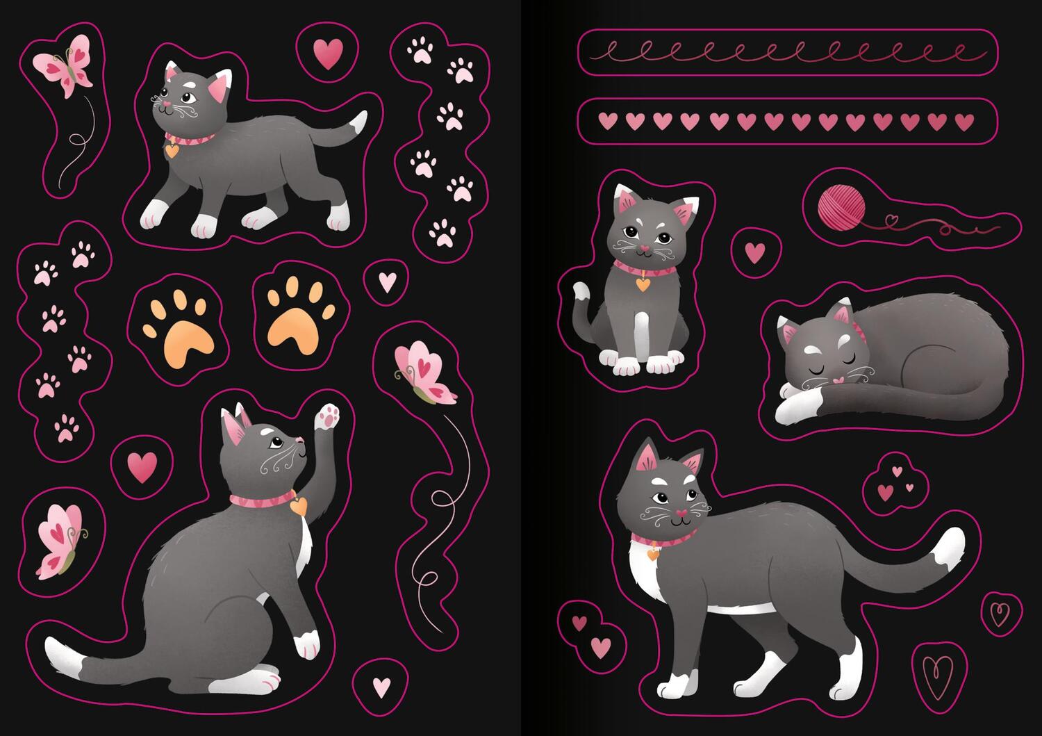 Bild: 4050003955841 | Sticker - Cat | Taschenbuch | 100% selbst gemacht | 16 S. | Deutsch