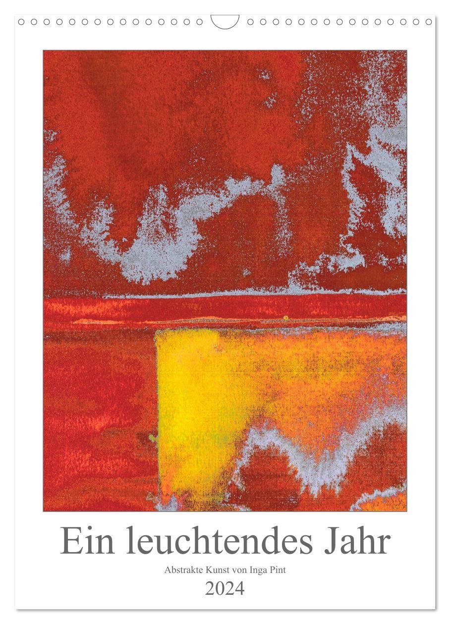 Cover: 9783675861626 | Ein leuchtendes Jahr: Abstrakte Kunst von Inga Pint (Wandkalender...