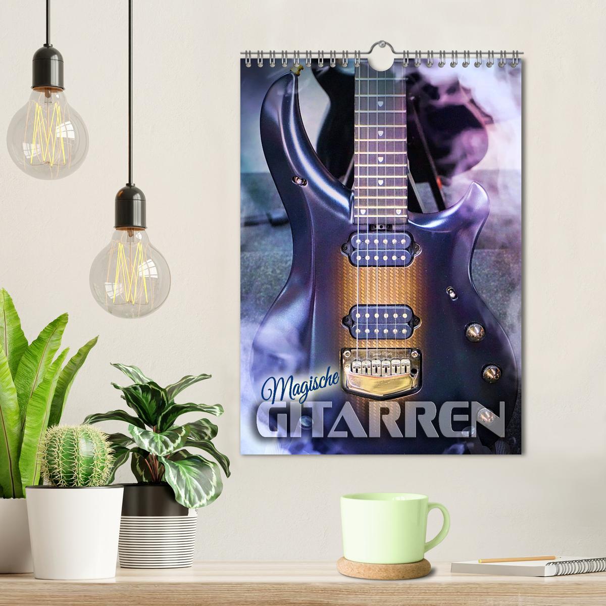 Bild: 9783435871995 | Magische Gitarren (Wandkalender 2025 DIN A4 hoch), CALVENDO...