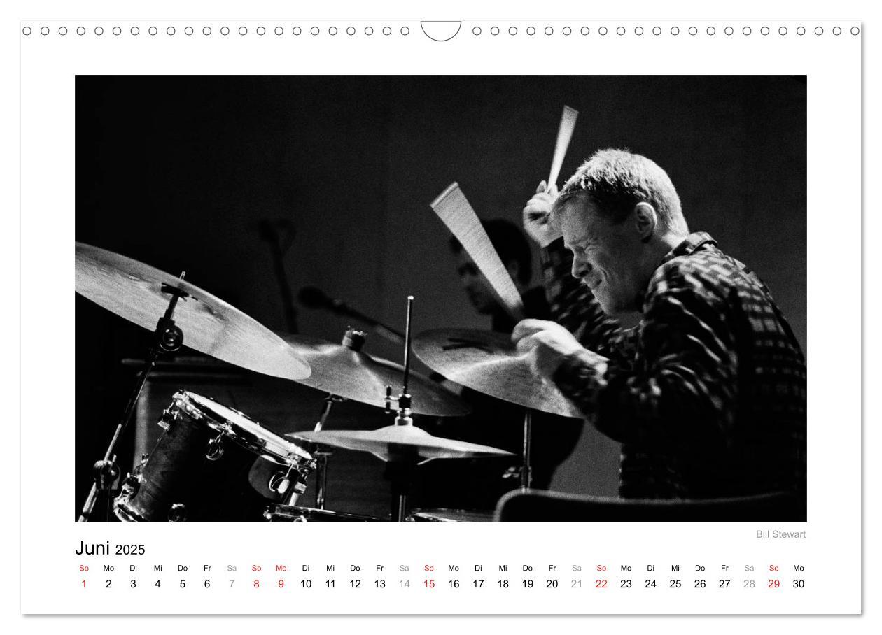 Bild: 9783435839513 | Jazztime (Wandkalender 2025 DIN A3 quer), CALVENDO Monatskalender