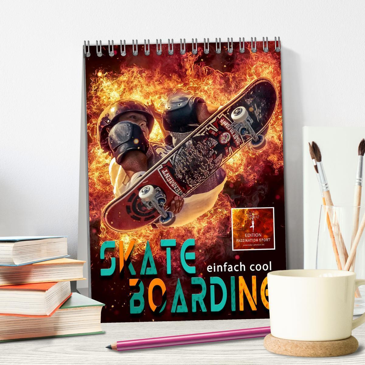 Bild: 9783435928231 | Skateboarding - einfach cool (Tischkalender 2025 DIN A5 hoch),...