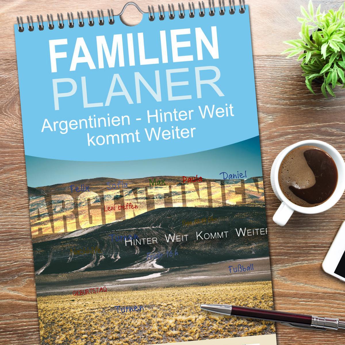 Bild: 9783457193716 | Familienplaner 2025 - Argentinien - Hinter Weit kommt Weiter mit 5...