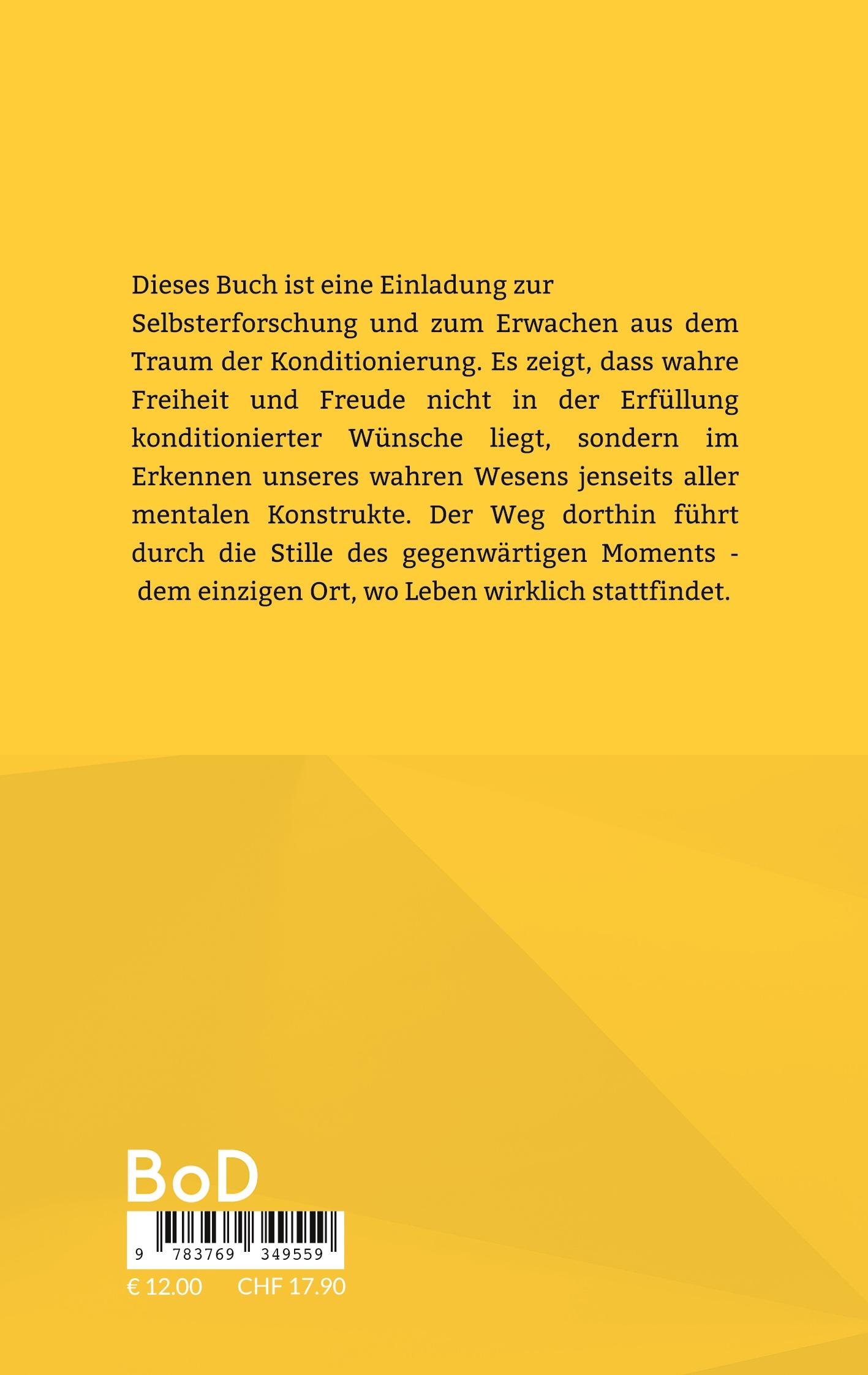 Rückseite: 9783769349559 | Stille Präsenz | Im Jetzt erwachen | Frank Kralemann | Taschenbuch