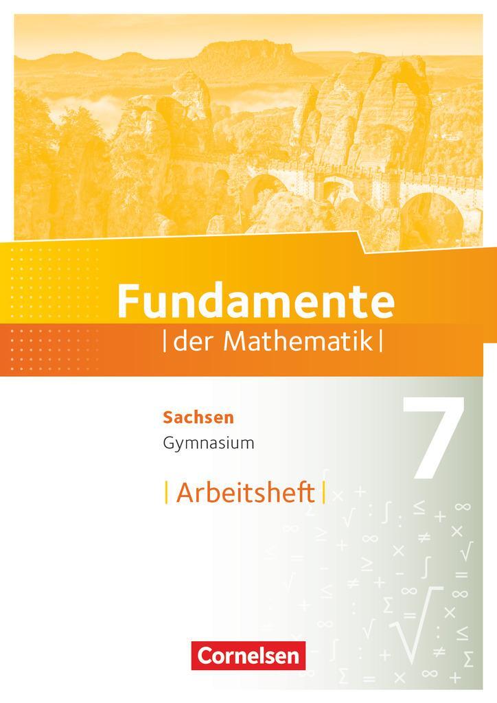 Cover: 9783060031313 | Fundamente der Mathematik 7. Schuljahr - Sachsen - Arbeitsheft mit...