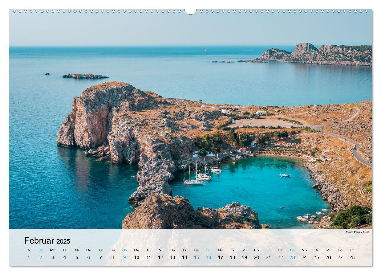 Bild: 9783383926020 | Rhodos - Die Highlights der Insel (Wandkalender 2025 DIN A2 quer),...