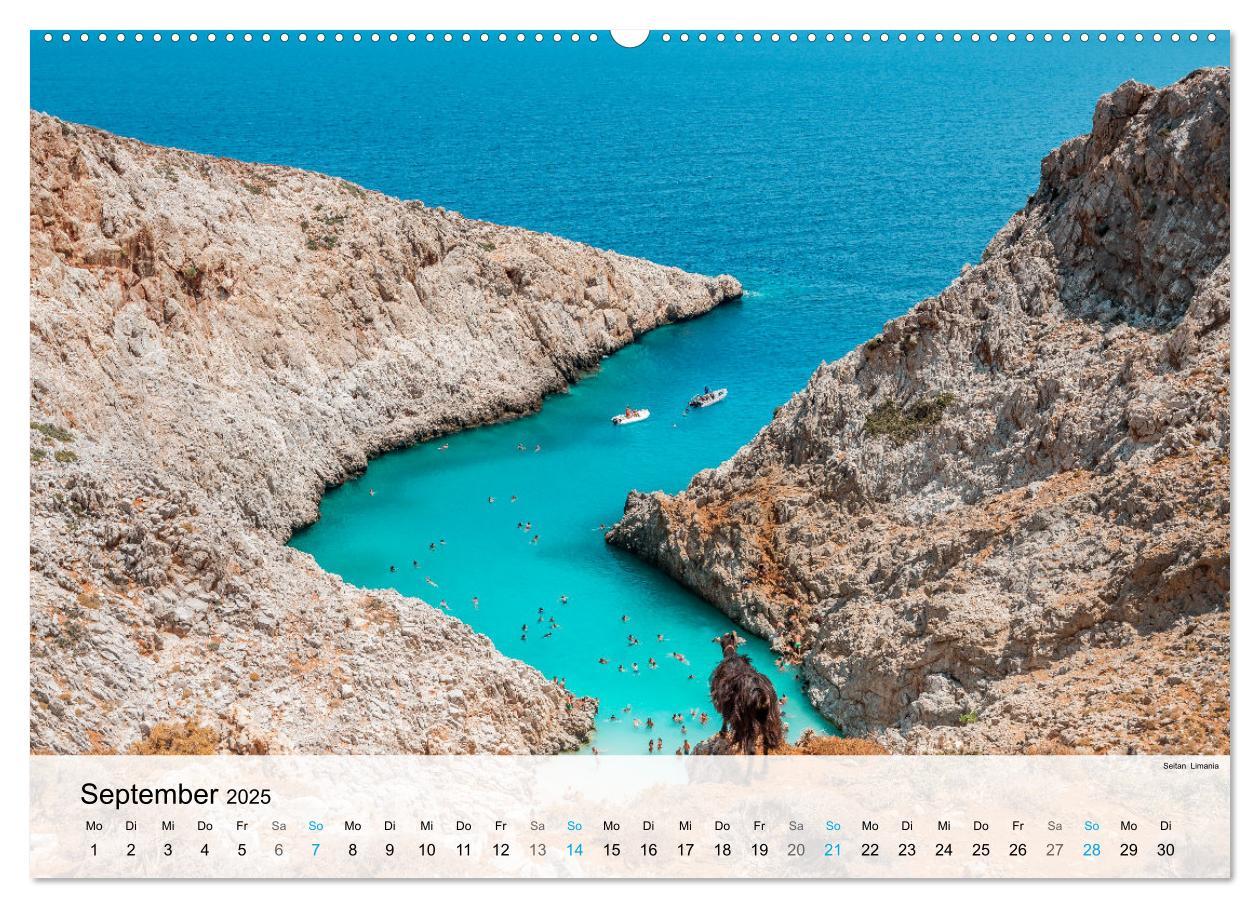 Bild: 9783383925658 | Kreta - Die schönsten Strände (Wandkalender 2025 DIN A2 quer),...