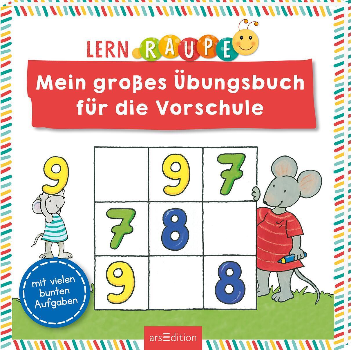 Cover: 9783845824420 | Lernraupe - Mein großes Übungsbuch für die Vorschule | Taschenbuch