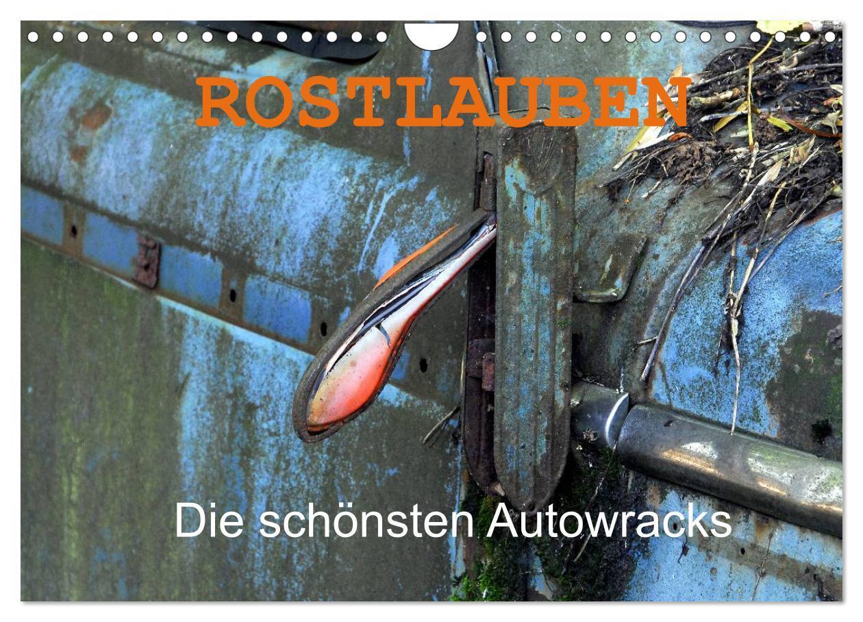 Cover: 9783383568138 | ROSTLAUBEN Die schönsten Autowracks (Wandkalender 2024 DIN A4...