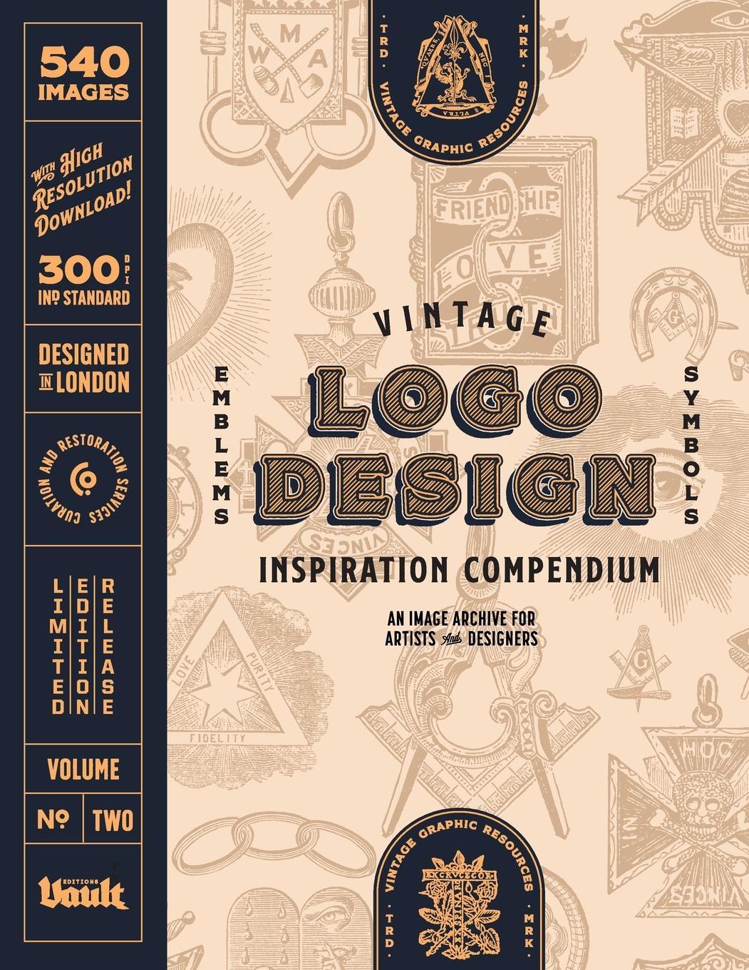Cover: 9781925968583 | Vintage Logo Design Inspiration Compendium | Kale James | Taschenbuch