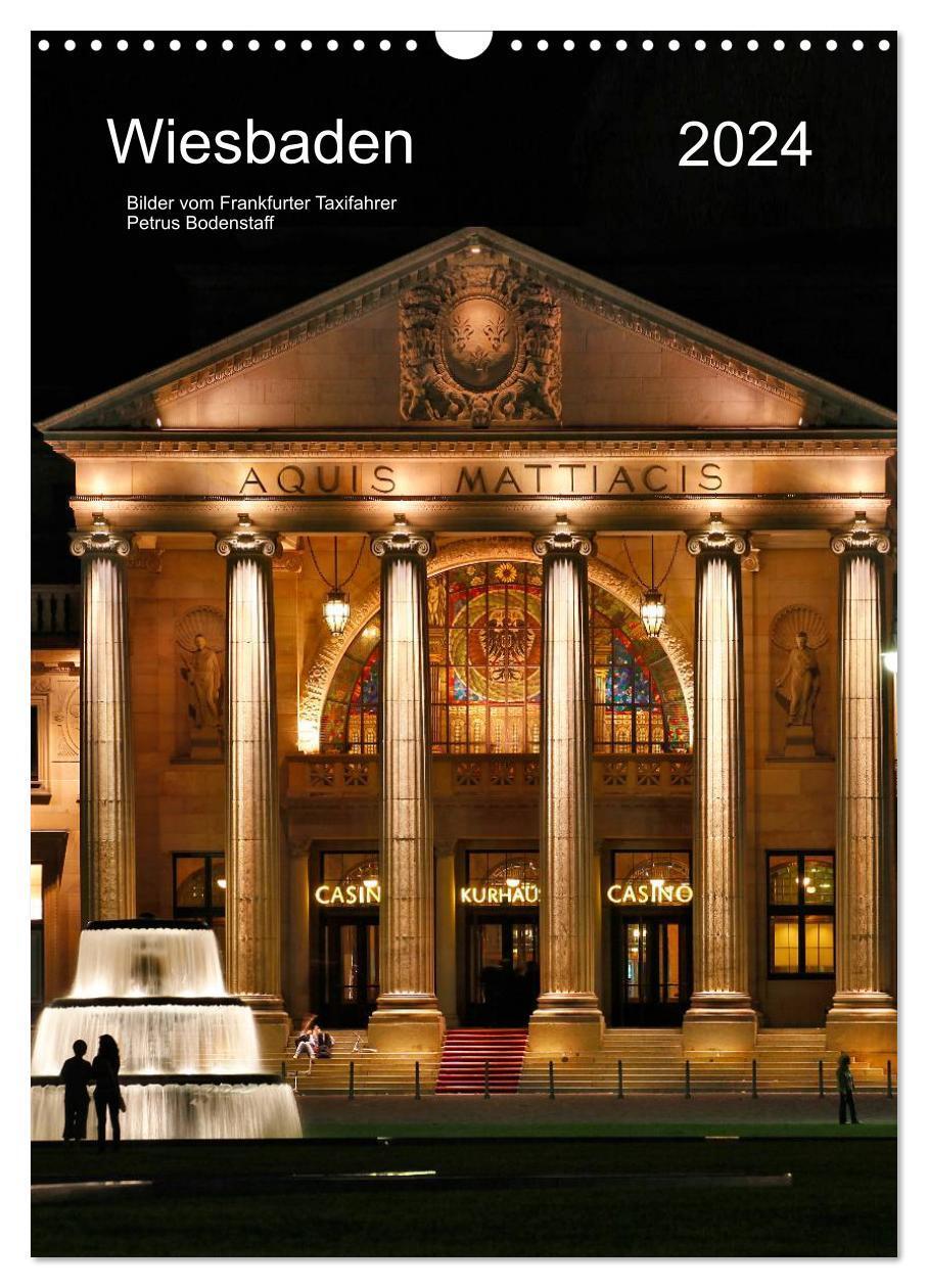 Cover: 9783383444036 | Wiesbaden Kalender 2024 Bilder vom Frankfurter Taxifahrer Petrus...