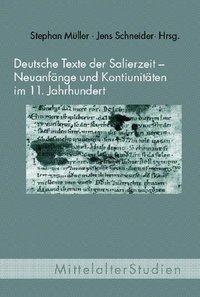 Cover: 9783770548316 | Deutsche Texte der Salierzeit | Stephan Müller | Buch | 299 S. | 2010