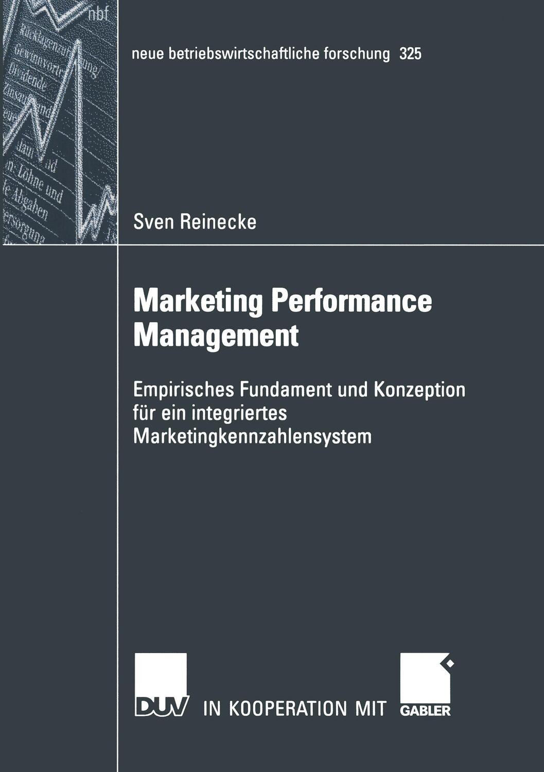 Cover: 9783824491346 | Marketing Performance Management | Sven Reinecke | Taschenbuch | xxv