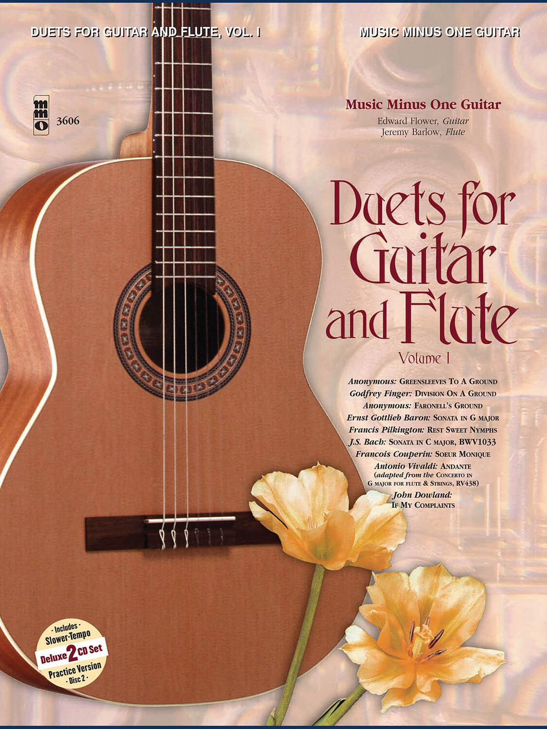 Cover: 884088160708 | Guitar &amp; Flute Duets - Vol. I | 2-CD Set | Music Minus One | Buch + CD