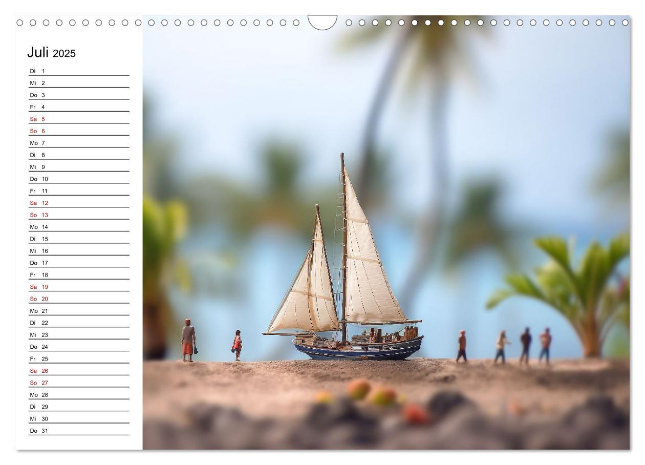 Bild: 9783383904134 | Miniatur Weltreise (Wandkalender 2025 DIN A3 quer), CALVENDO...