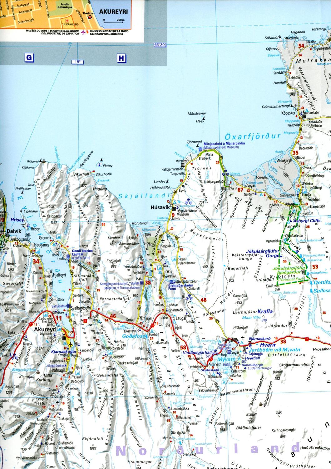 Bild: 9782067211902 | KN. Island 750 161190 | Straßen- und Tourismuskarte 1:500.000 | 2023