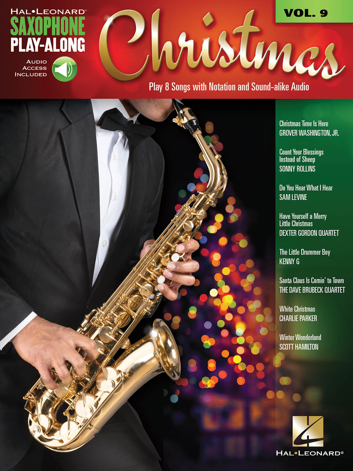 Cover: 888680076818 | Christmas | Saxophone Play-Along Volume 9 | Saxophone Play-Along