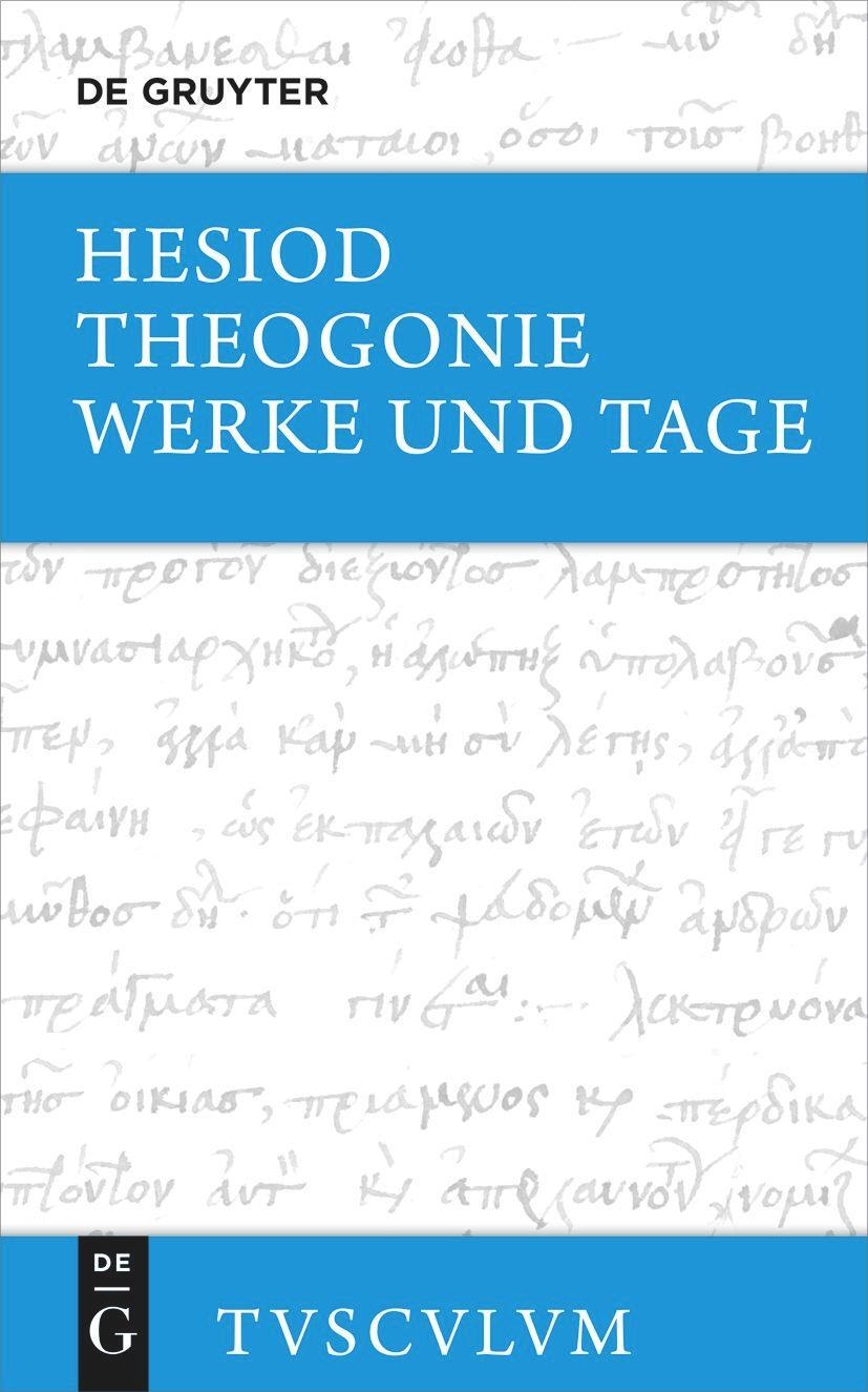Cover: 9783050059280 | Theogonie / Werke und Tage | Griechisch - Deutsch | Hesiod | Buch