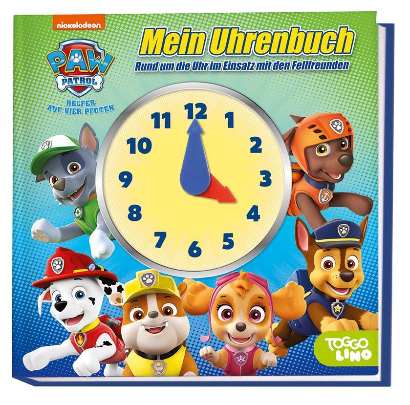 Cover: 9783833242106 | PAW Patrol: Mein Uhrenbuch - Rund um die Uhr im Einsatz mit den...