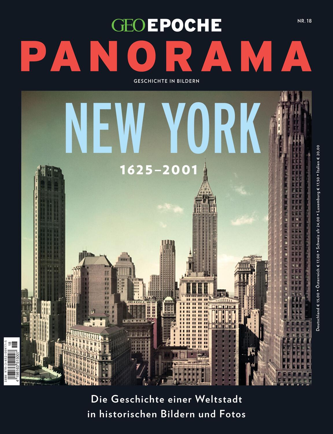Cover: 9783652009775 | GEO Epoche PANORAMA / GEO Epoche PANORAMA 18/2020 - New York | Buch