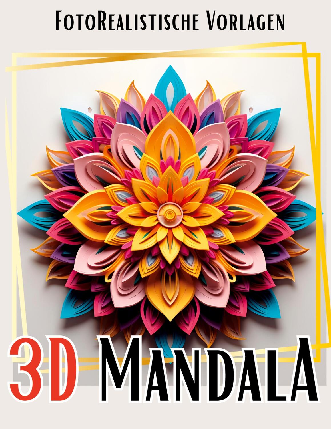 Cover: 9783384042033 | 3D Mandala Malbuch ¿Black &amp; White¿ | Lucy´s Schwarze Malbücher | Buch