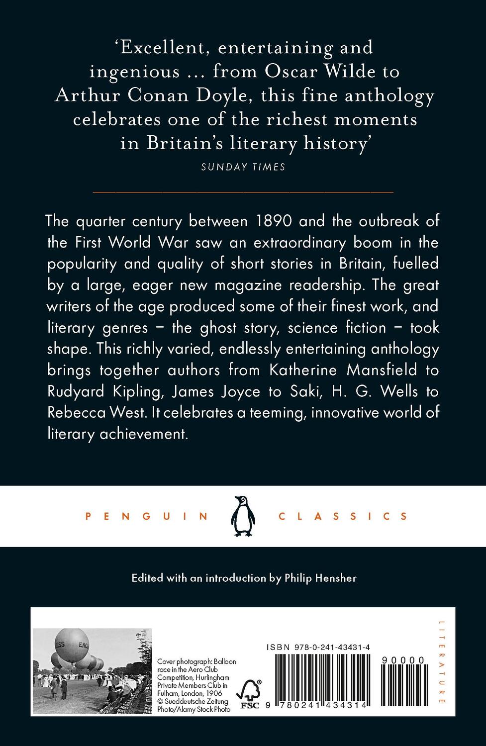 Rückseite: 9780241434314 | The Golden Age of British Short Stories 1890-1914 | Philip Hensher