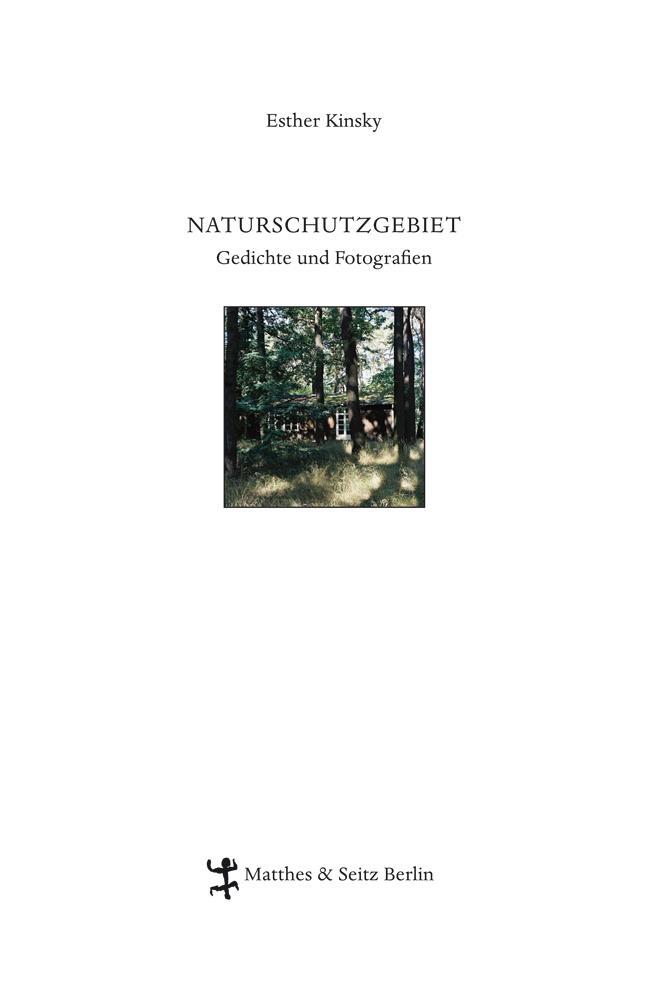 Cover: 9783882210736 | Naturschutzgebiet | Gedichte und Fotografien | Esther Kinsky | Buch