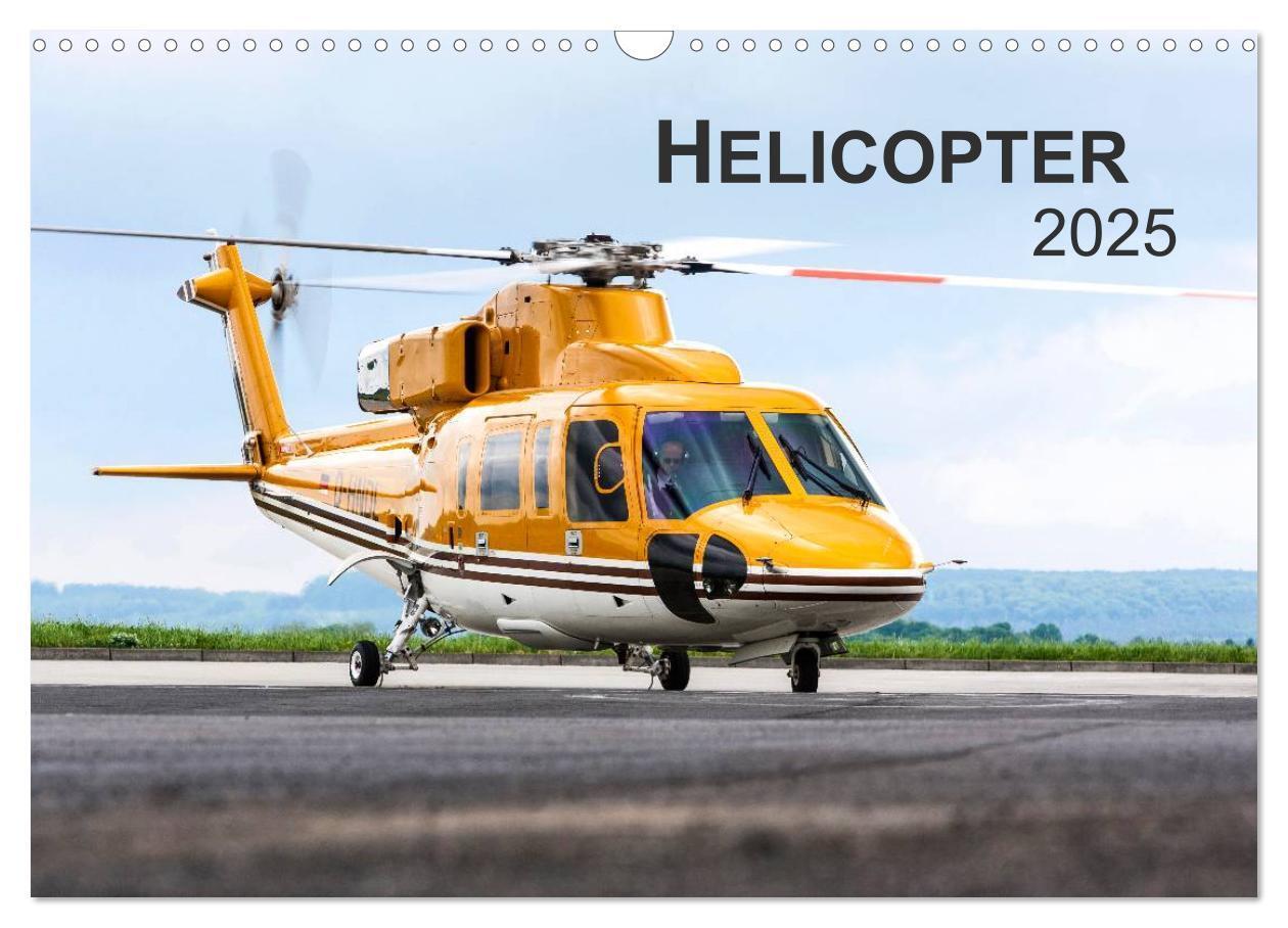 Cover: 9783435822492 | Helicopter 2025 (Wandkalender 2025 DIN A3 quer), CALVENDO...