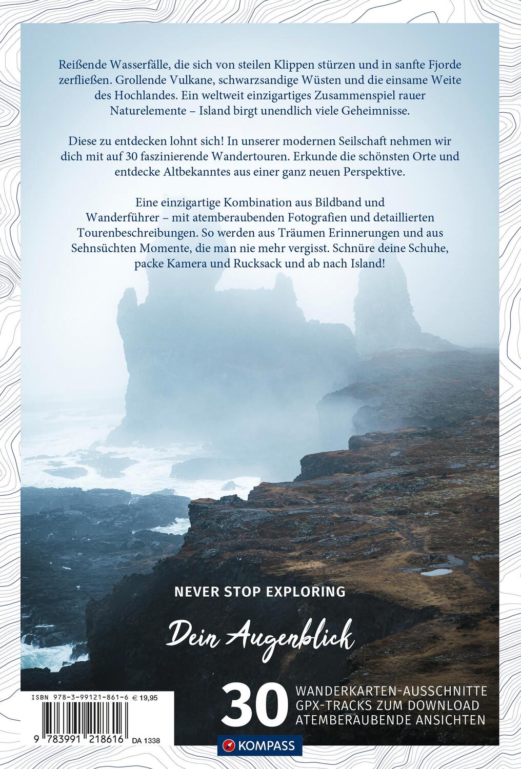 Rückseite: 9783991218616 | KOMPASS Dein Augenblick Island | Taschenbuch | 216 S. | Deutsch | 2023