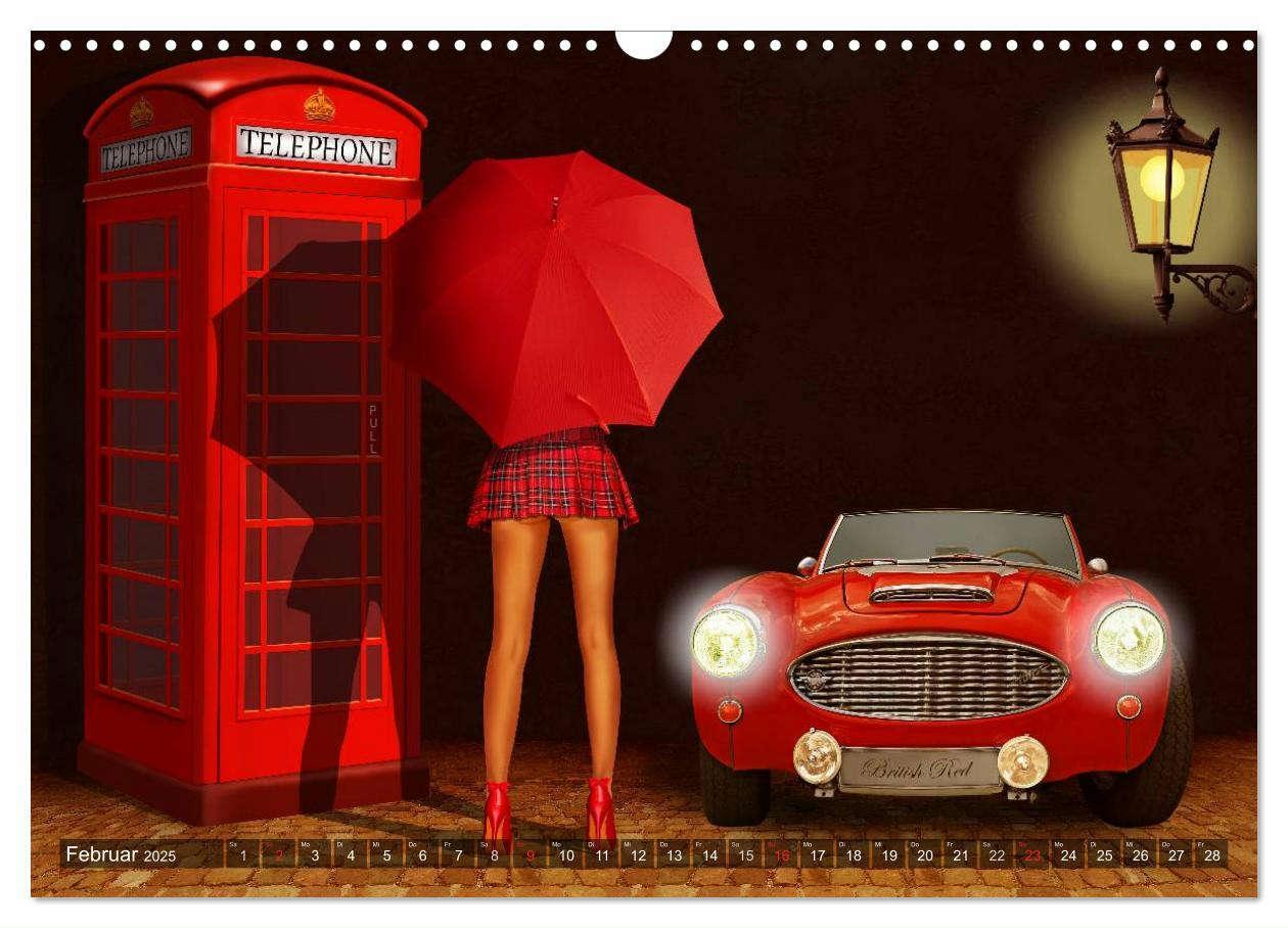 Bild: 9783435473380 | Oldtimer und Pin-Up Girls by Mausopardia (Wandkalender 2025 DIN A3...