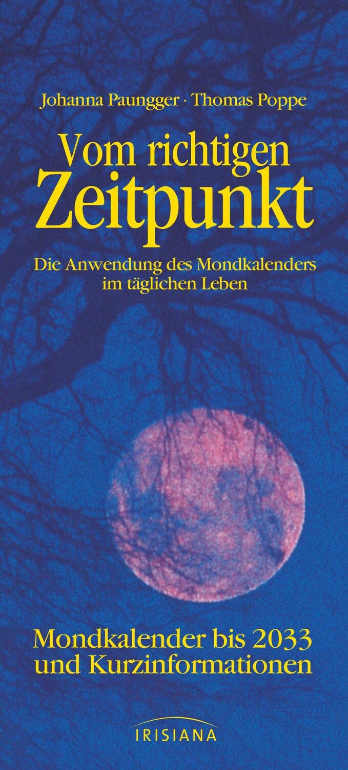 Cover: 9783424151886 | Vom richtigen Zeitpunkt | Johanna Paungger (u. a.) | Buch | Deutsch