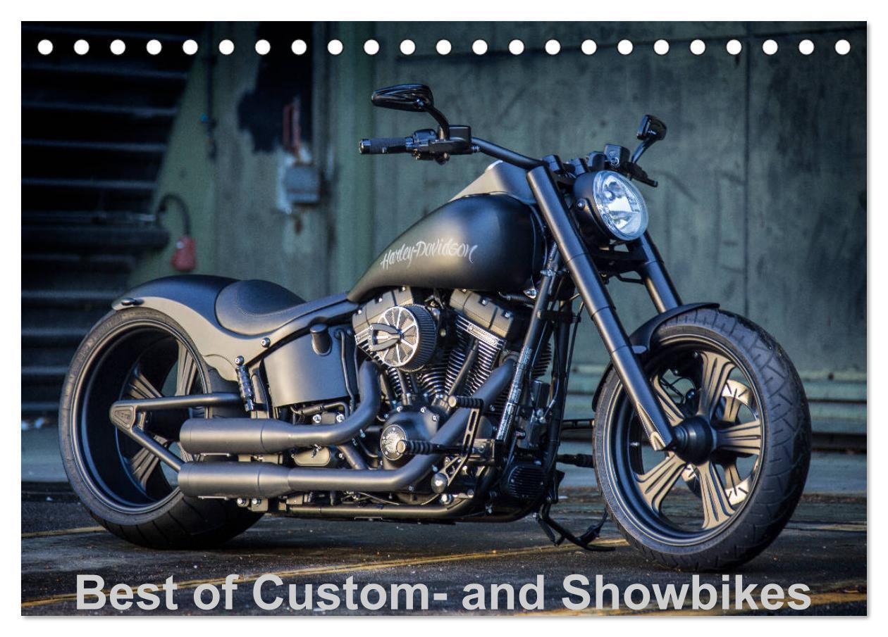 Cover: 9783675754393 | Best of Custom- and Showbikes Kalender (Tischkalender 2024 DIN A5...