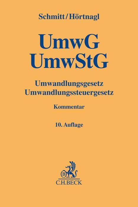 Cover: 9783406779671 | Umwandlungsgesetz, Umwandlungssteuergesetz | Joachim Schmitt (u. a.)