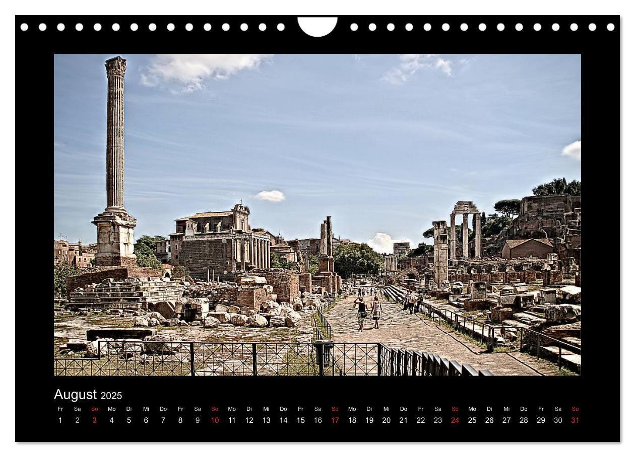 Bild: 9783435828142 | Roma (Wandkalender 2025 DIN A4 quer), CALVENDO Monatskalender | 2025