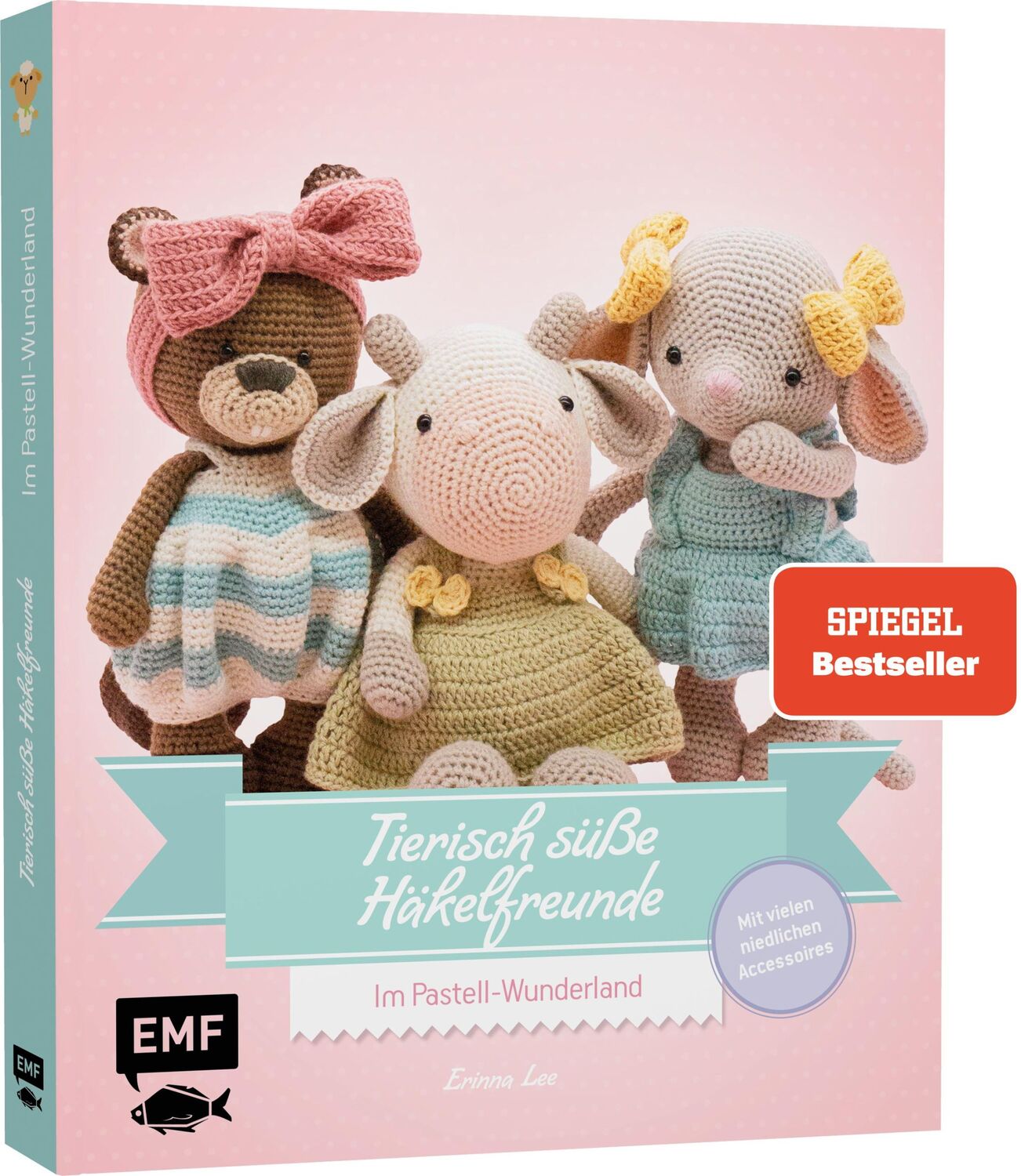 Cover: 9783745906325 | Tierisch süße Häkelfreunde - Im Pastell-Wunderland | Erinna Lee | Buch