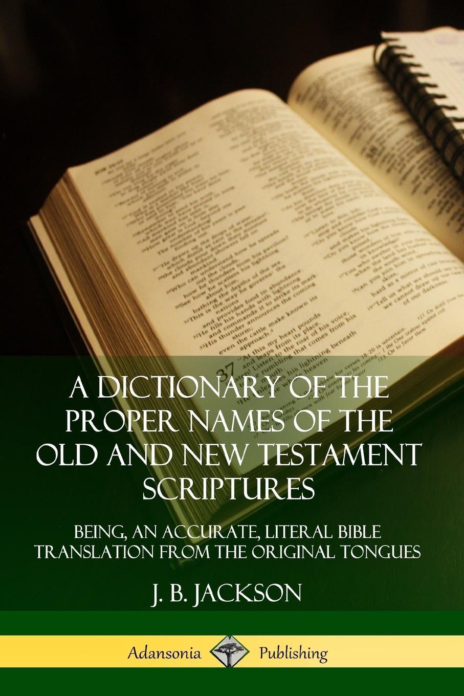Cover: 9780359726707 | A Dictionary of the Proper Names of the Old and New Testament...