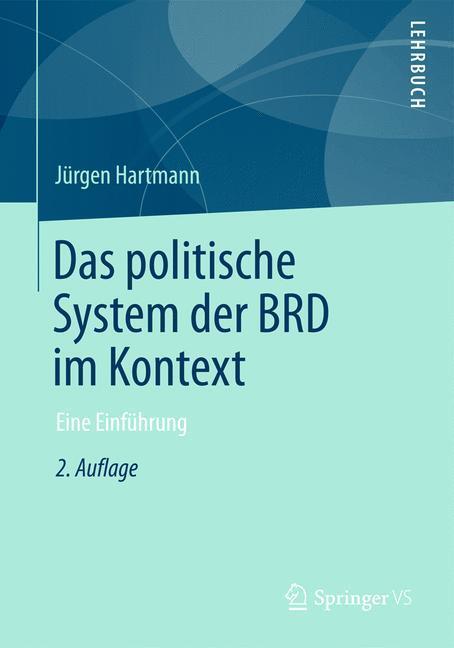 Cover: 9783531195315 | Das politische System der BRD im Kontext | Eine Einführung | Hartmann