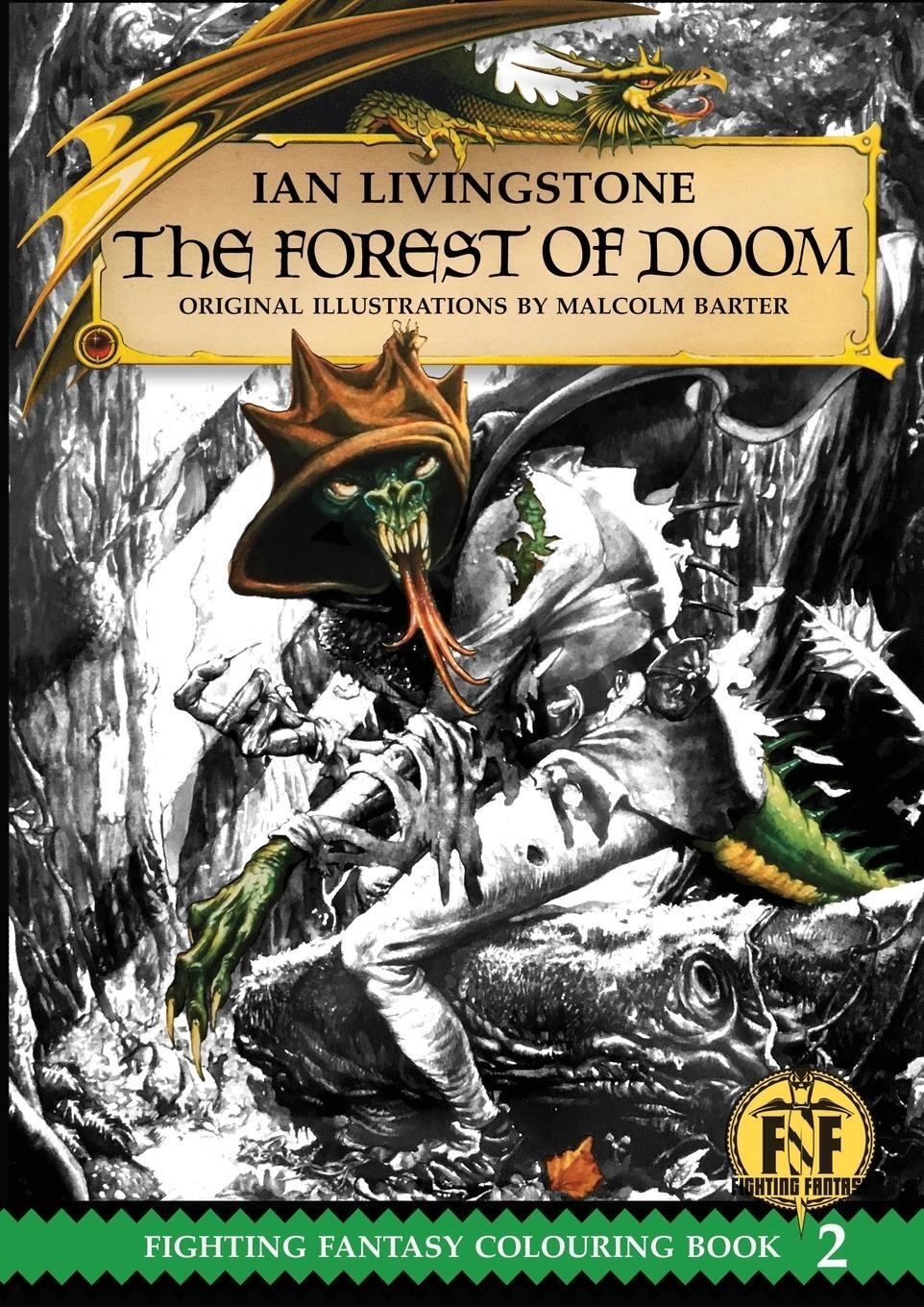 Cover: 9781911390053 | Official Fighting Fantasy Colouring Book 2 | The Forest of Doom | Buch