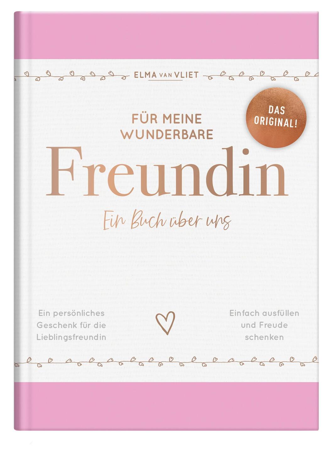 Cover: 4251693902645 | Für meine wunderbare Freundin | Elma Van Vliet | Notizbuch | 80 S.